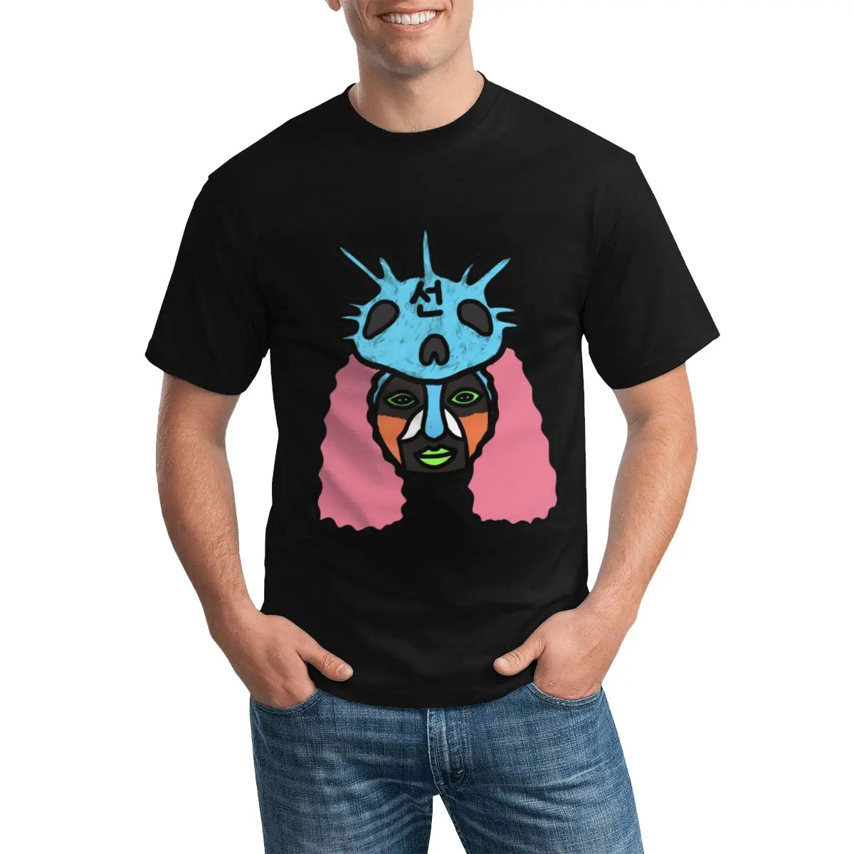 

Hellbound Streamer Guy T Shirt Creepy Kdrama 100 Cotton Man T-Shirt Plus size Graphic Tee Shirt Summer
