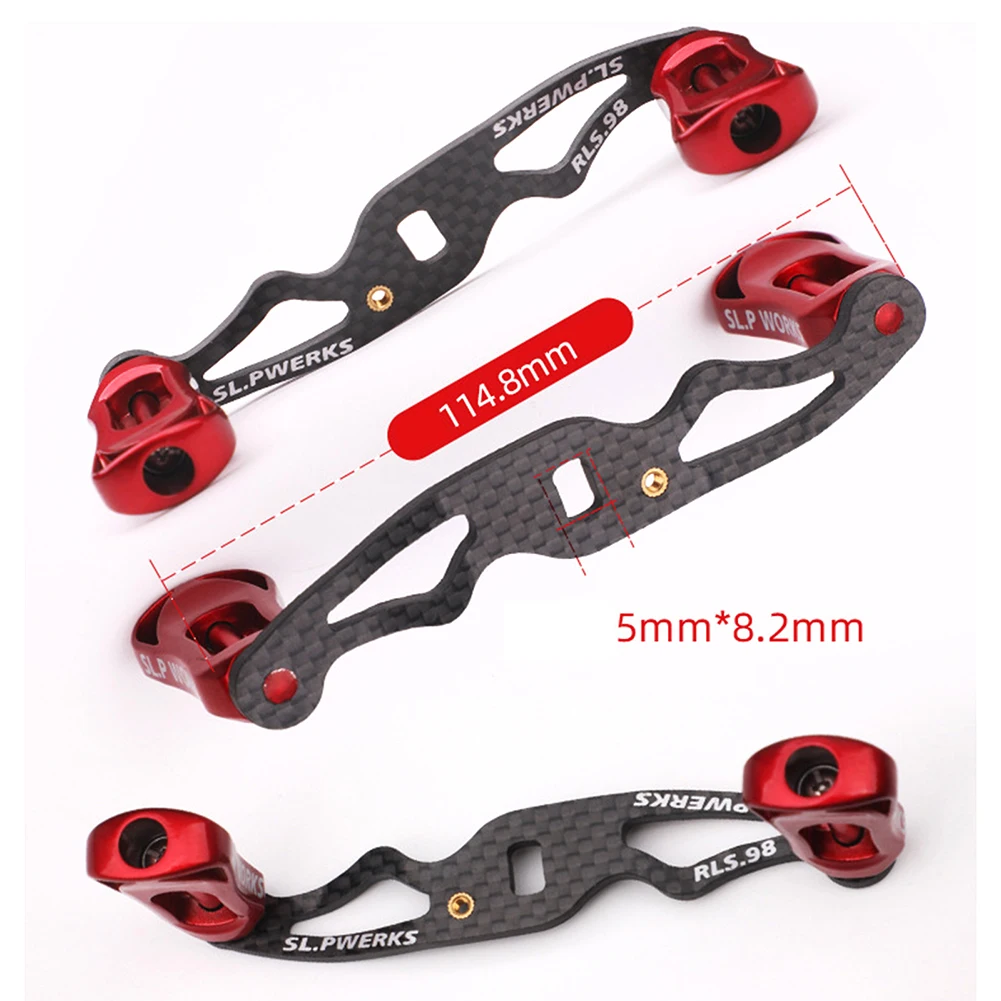 Ручка для рыболовной катушки из углеродного волокна с левой и правой стороны