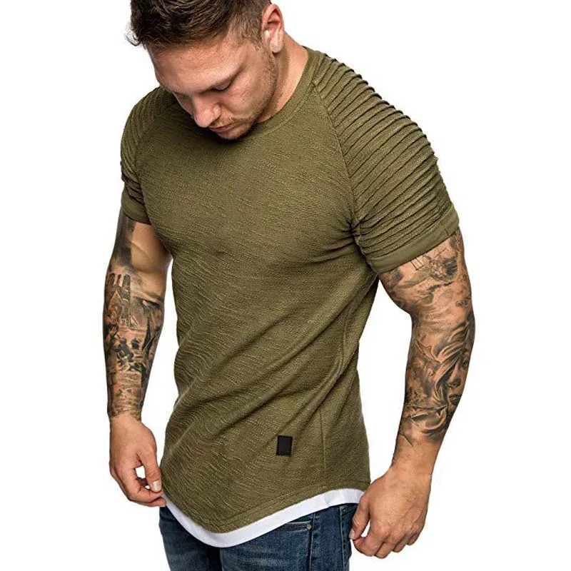 

NO.2 A2241 Summer Streetwear T-Shirts Mens Clothing M-3XL Casual Short Sleeve T Shirt Men Slim Fit Solid T Shirts Tops Tee