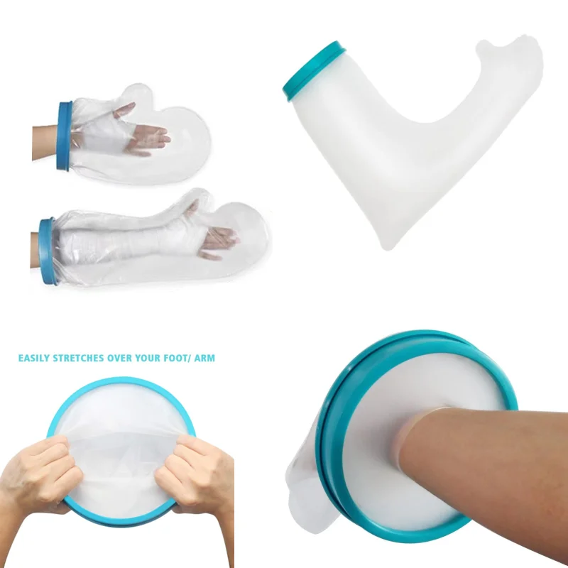 

Adult child arm bath waterproof sleeve sealing wound bandage fracture surgery protective cover wound plaster bathtub