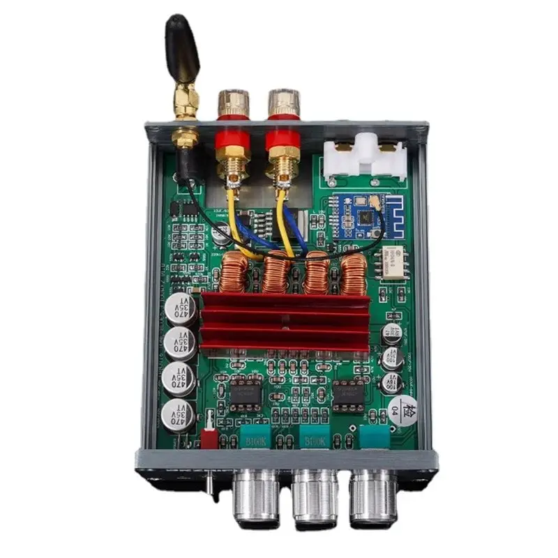 Фото Цифровой усилитель мощности BRZHIFI HIFI Bluetooth 5.3, 100 Вт x 2, версия для дома и автомобиля, DIY стереоусилитель Hi-Fi (блок питания не входит в комплект) №2