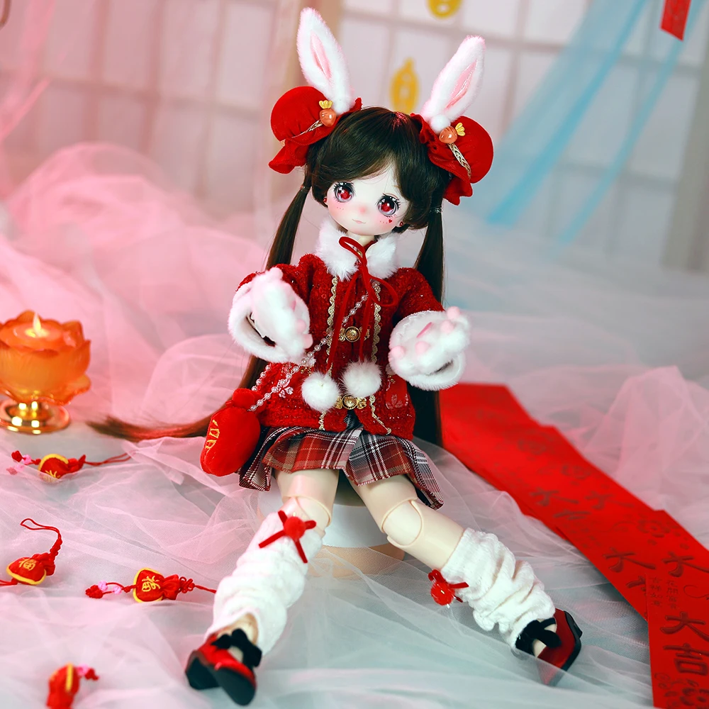 

Dream Fairy 1/4 Doll 16 Inch Ball Jointed Doll Full Set Cute rabbit shape BJD MSD DIY Toy Gift for Girls