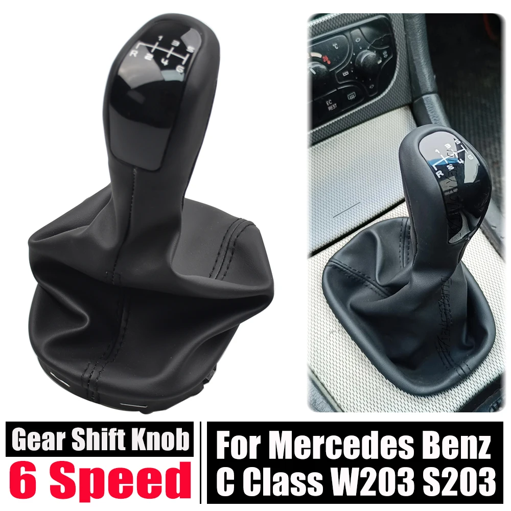 

Автомобильная ручка переключения передач для Mercedes Benz C Class W203 S203, 5 6-скоростная ручка рычага переключения передач, крышка багажника