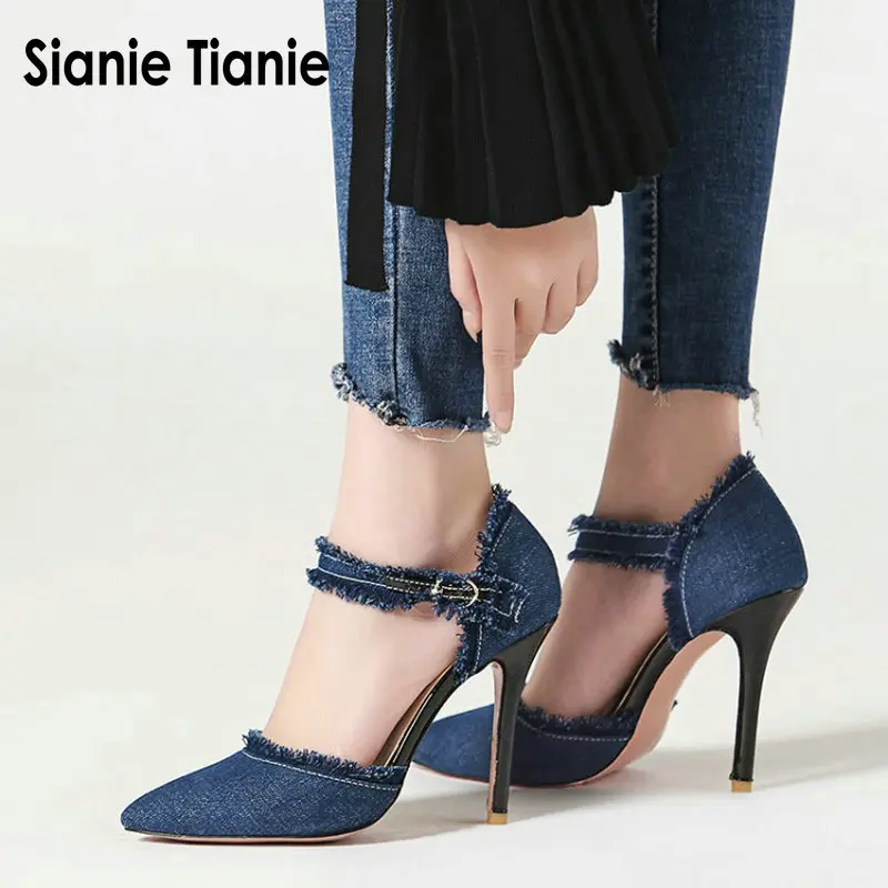 Новинка 2020 модные женские туфли-лодочки QPLYXCO с острым носком летние туфли из