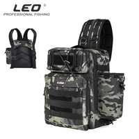 men fishing bag tactical camouflage backpack sport outdoor shoulder bag storage fishing reel rod line jig pliers lure bag gear