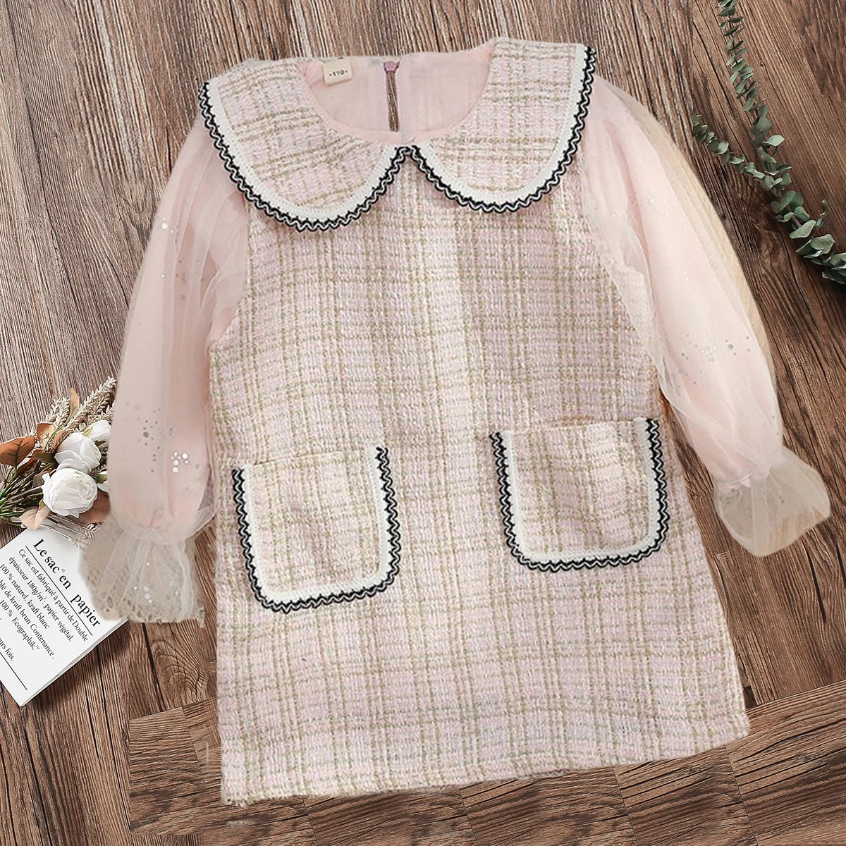 

Детское платье с длинным рукавом, вечерние возраст 6-14 лет