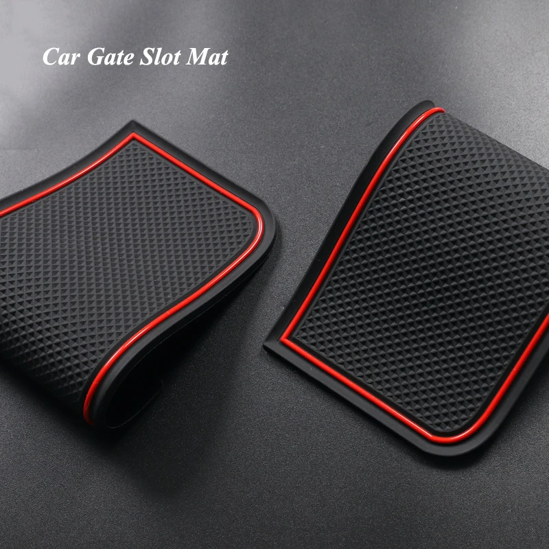 Нескользящий коврик для ворот резиновые подставки Ford Mustang Mach-E 2021-2023 Нескользящие