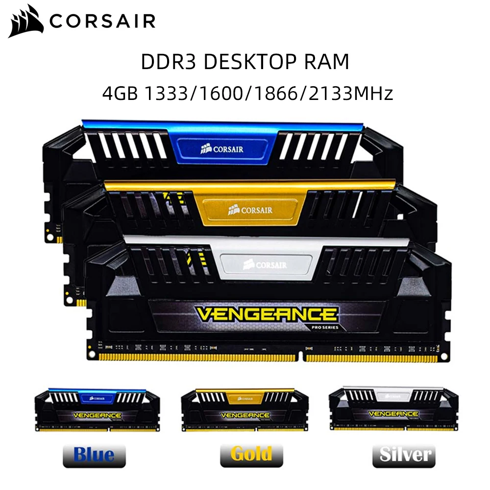 

CORSAIR Vengeance LPX DDR3 4 Гб 2133 МГц 1866 МГц 1600 МГц 1333 МГц память для настольного компьютера 240Pin DIMM 1,5 В ОЗУ двухканальная память