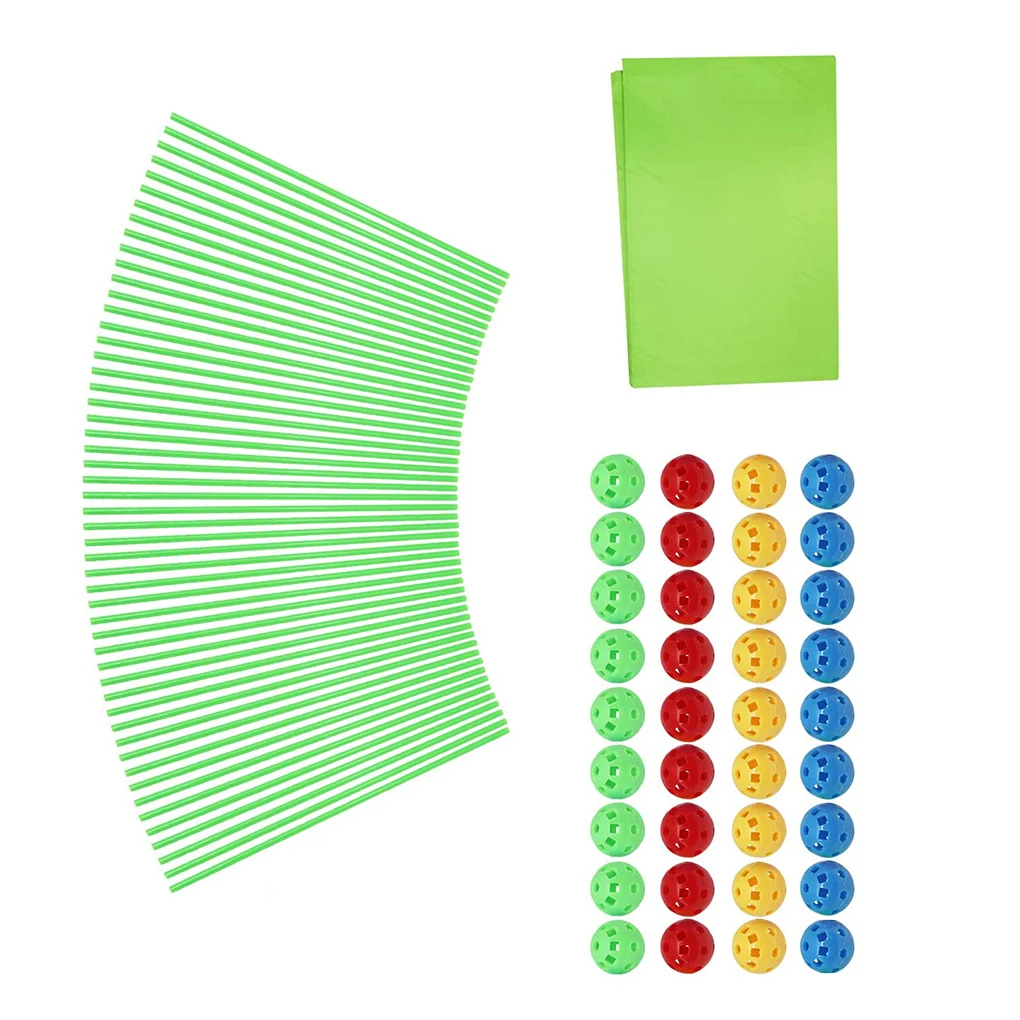 

Fort Building Kit DIY Educational Construction Stick Ball Plastic Children Tent Castle Building Toy