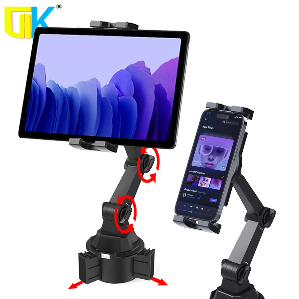 Автомобильный держатель для стакана HKGK телефона универсальный автомобильный с