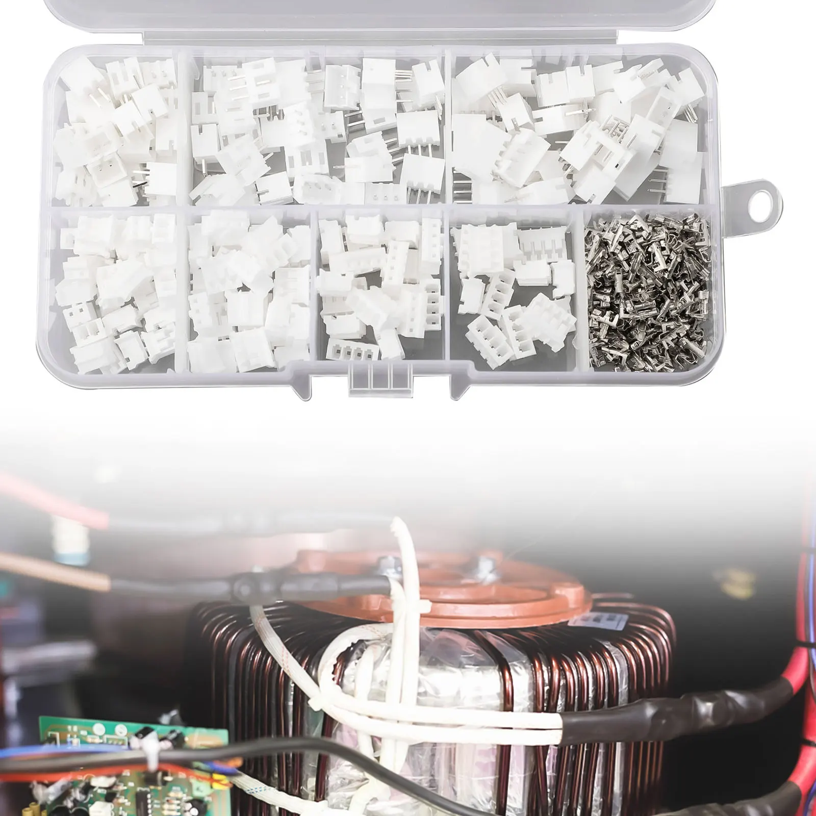 Мониторы Колонки Компьютеры Комплект разъемов JST-PH 2 3 4 Pin 2A AC DC 0 мм 450 шт. клемм