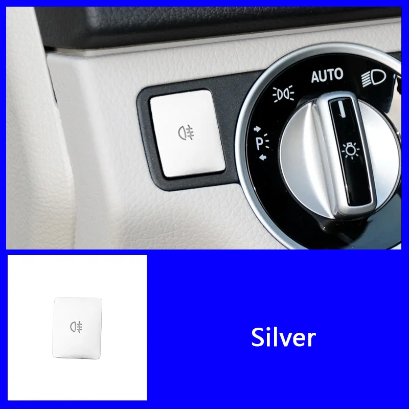 

Переключатель автомобисветильник, блестки, отделка, кнопка регулировки фары, наклейки для крышки Mercedes Benz A B C E Class W176 W246 W204 W212