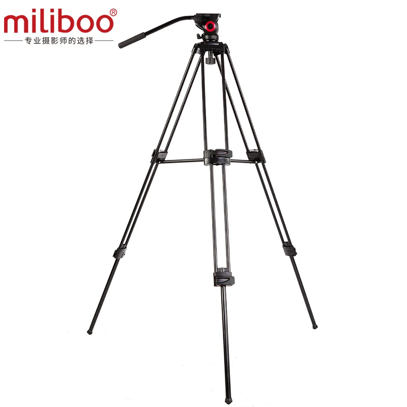 

Miliboo Профессиональный алюминиевый Портативный видеоштатив с гидравлической подставкой для камеры штатив лучше, чем головка manfrotto Digital DSLR