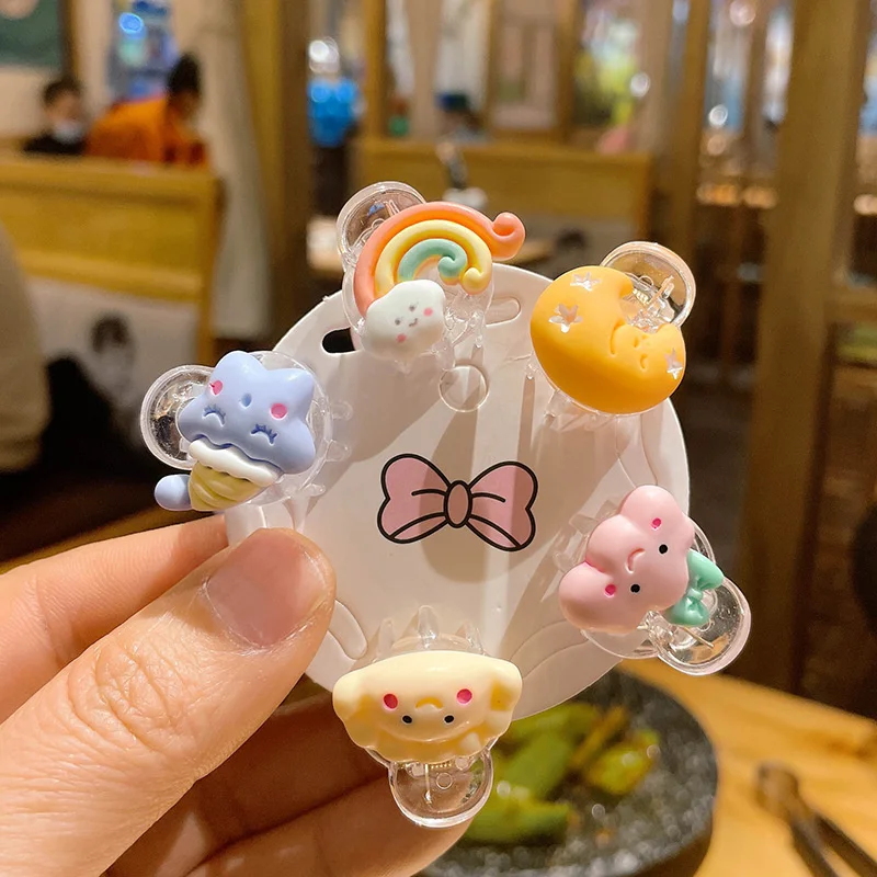 

Girls Cute Colorful Rainbow Small Hair Claws Headwear For Kids Women Girl Sweet Hairpins Hair Clips Fashion Hair Accessories