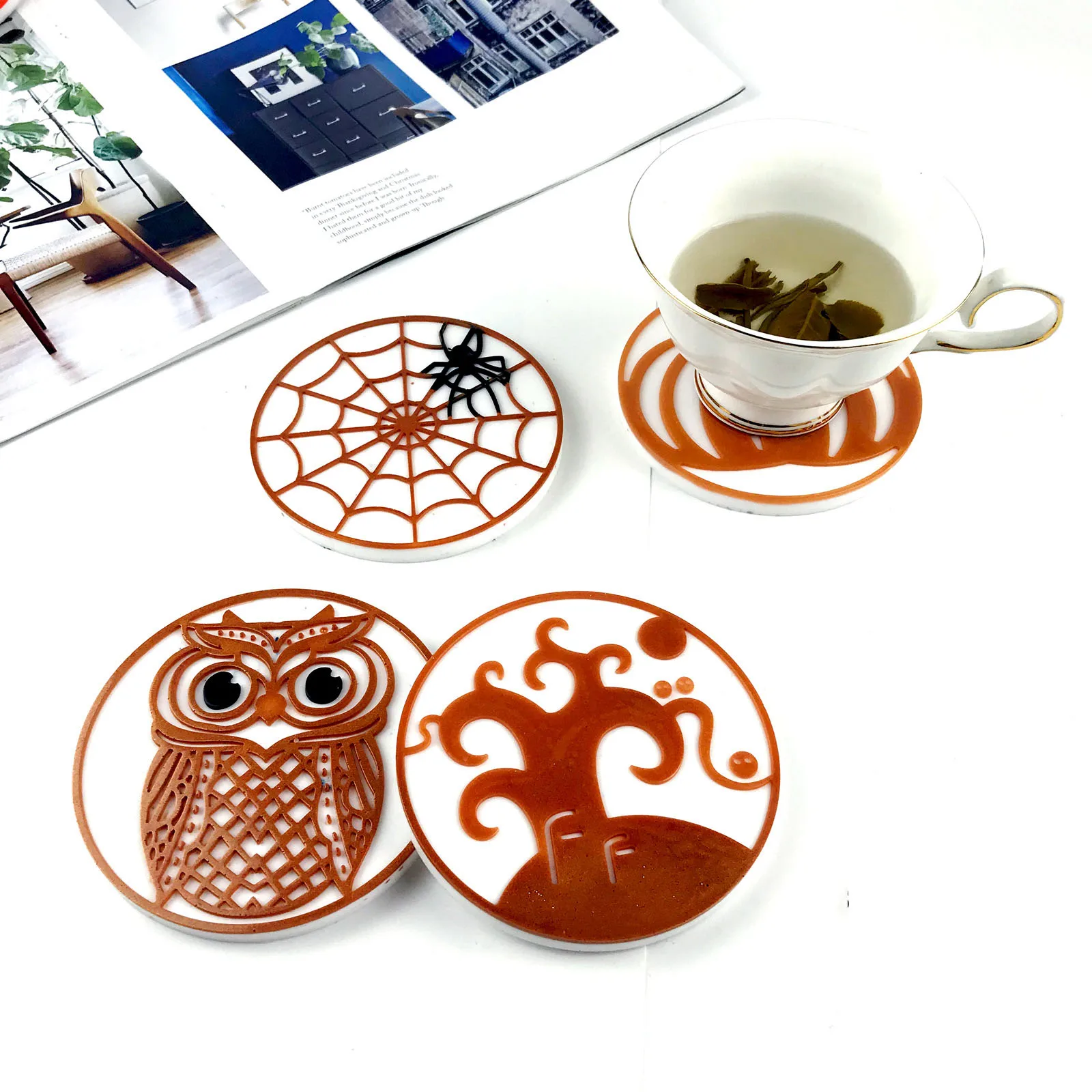 

Силиконовая форма «сделай сам» в виде совы