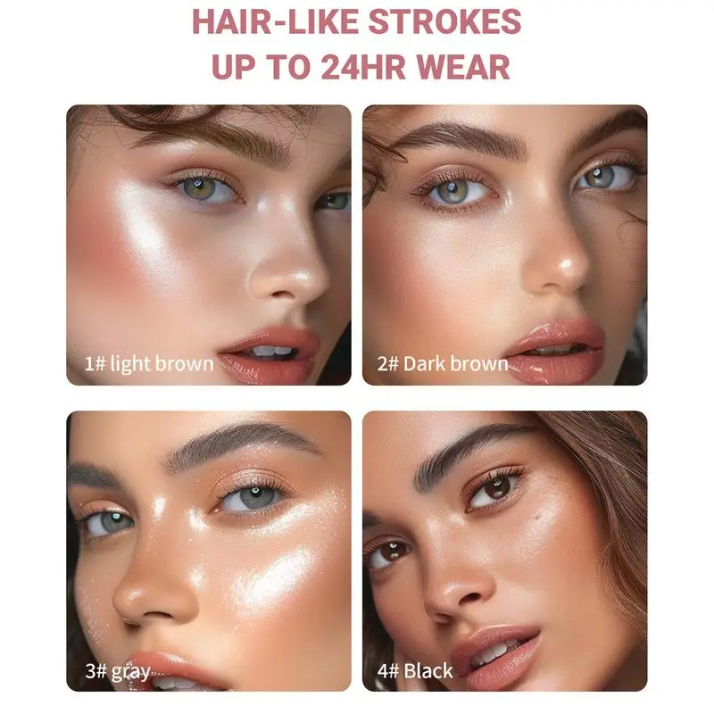 Карандаш для бровей 4 точки микроблейдинг ручка вилки карандаш татуировки