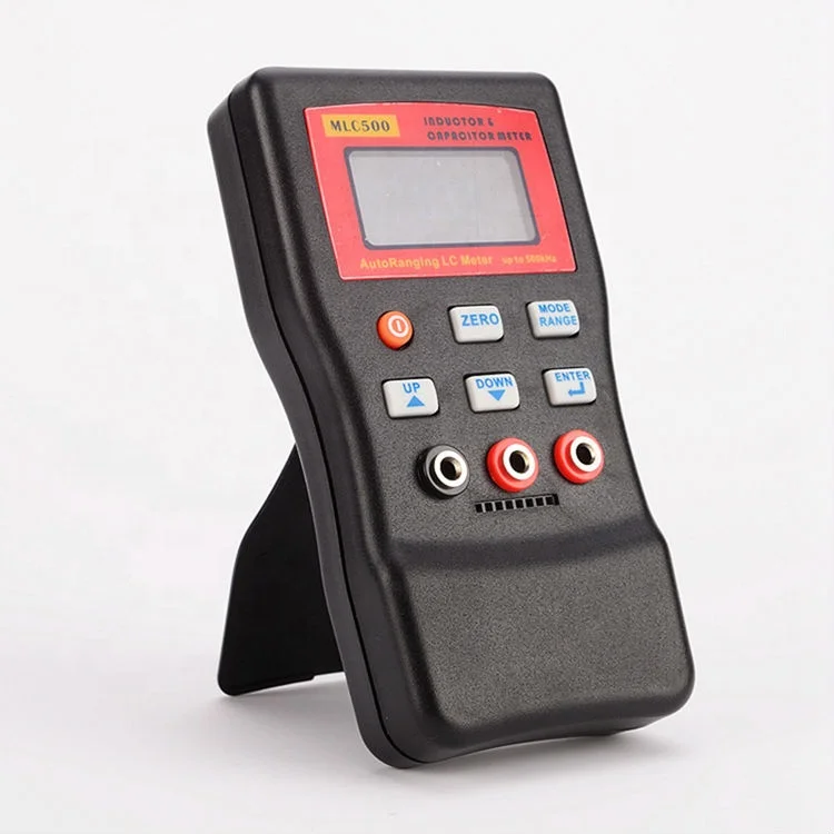 

500kHz Digital Capacitance Inductance Meter Auto Ranging Component Tester MLC500 LC Meter LC And RC Oscillation With Clip