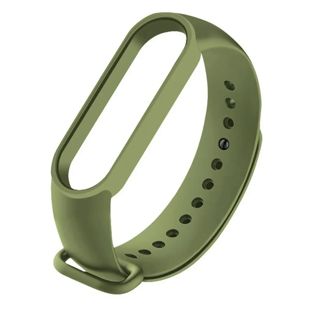 

Fashion For Xiaomi Mi Band 5 Replacement Strap Sport Silicone Strap M5 Wristband Bracelet Two-Tone Replacement Strap 25 color
