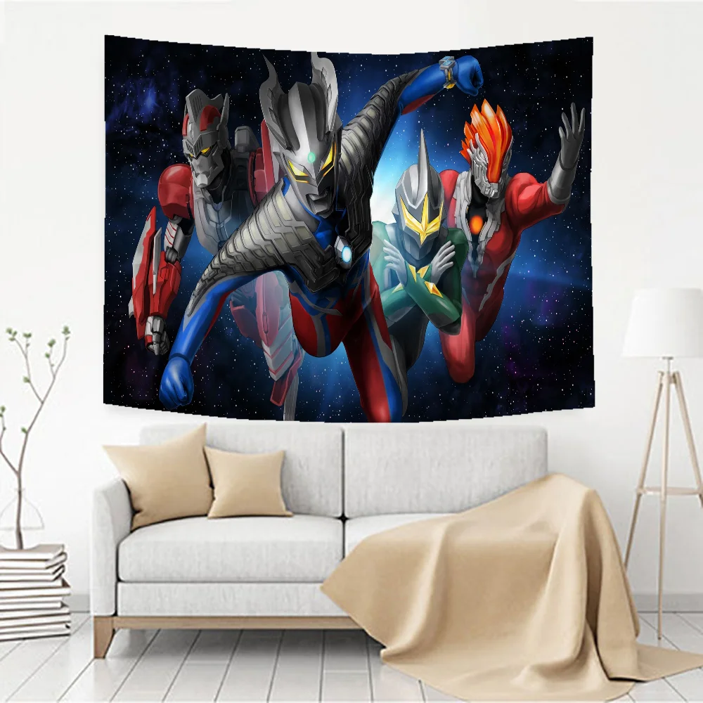 U-Ultraman B-Blazar красочный гобелен настенный подвесной Таро хиппи настенные коврики