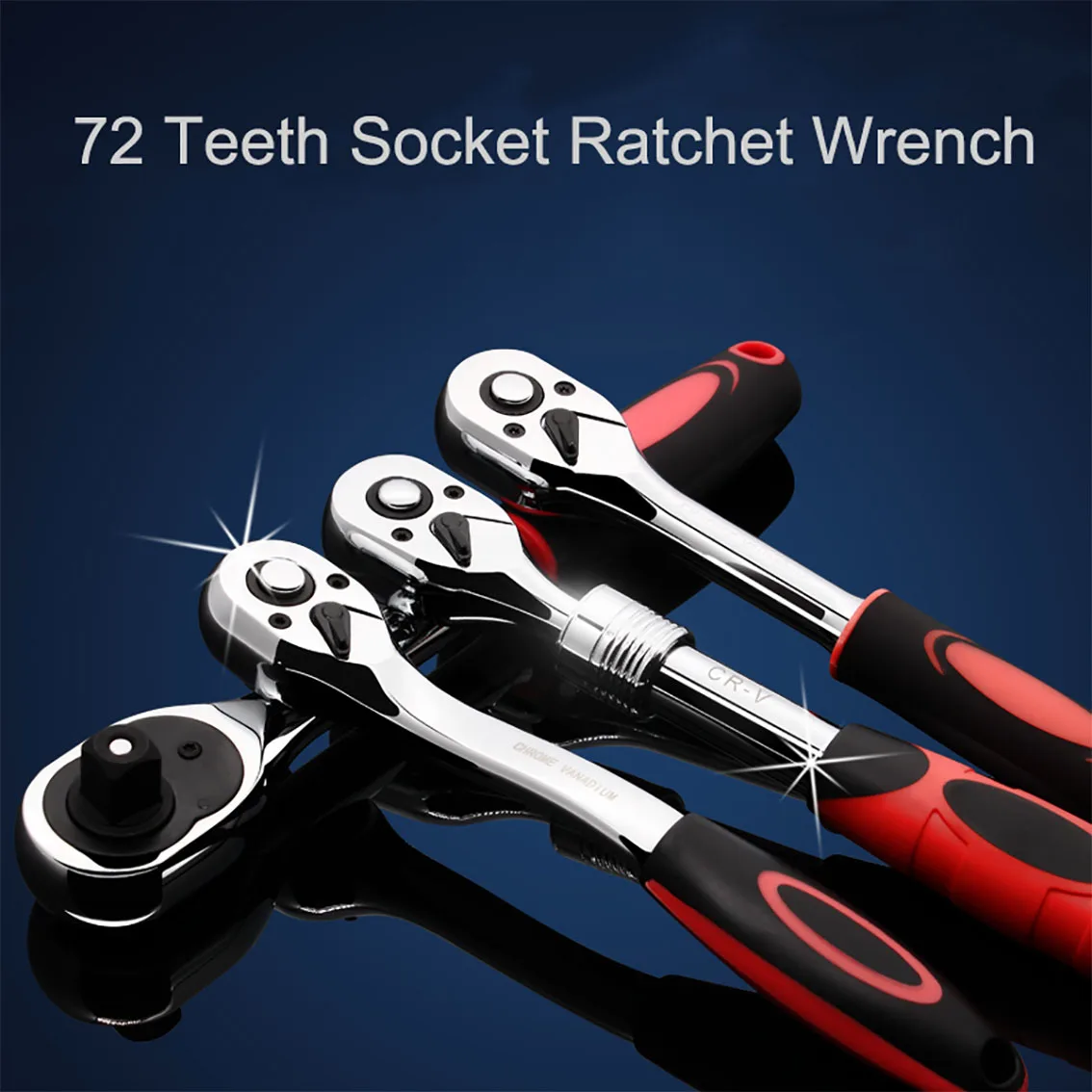 

Гаечный ключ с храповым механизмом, 72 зубца