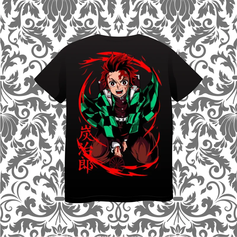 Аниме Kimetsu no Yaiba Premium 24s - Tanjiro Demon Slayer футболка