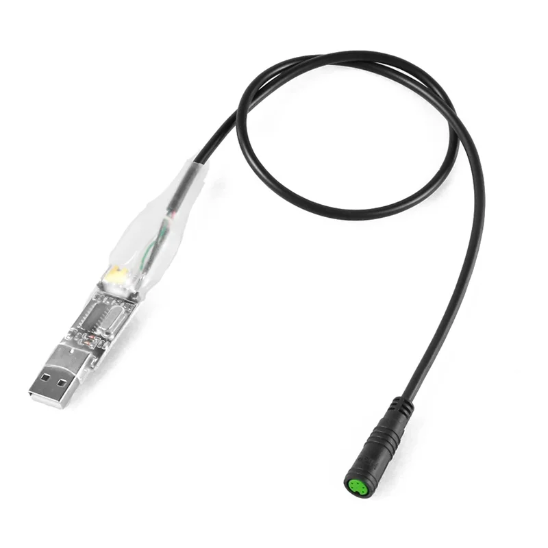 

EBike USB Programming Cable for 8fun / Bafang BBS01 BBS02 BBS03 BBSHD Mid Drive / Center Electric Bike Motor Programmed Cable