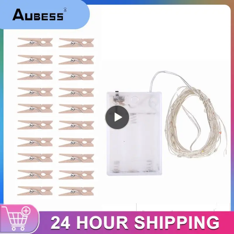 

Detachable Creative Copper Clip Light String Starry Decoration String Lights LED String Light Party Wedding Photo Wall Decorate