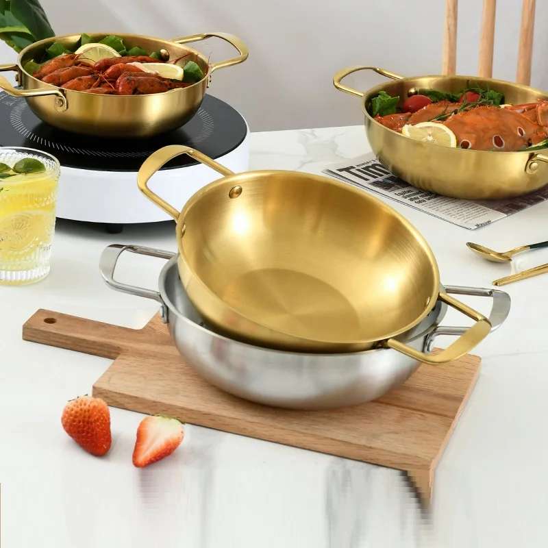 Корейский горшок для морепродуктов из нержавеющей стали корейский кувшин рамен