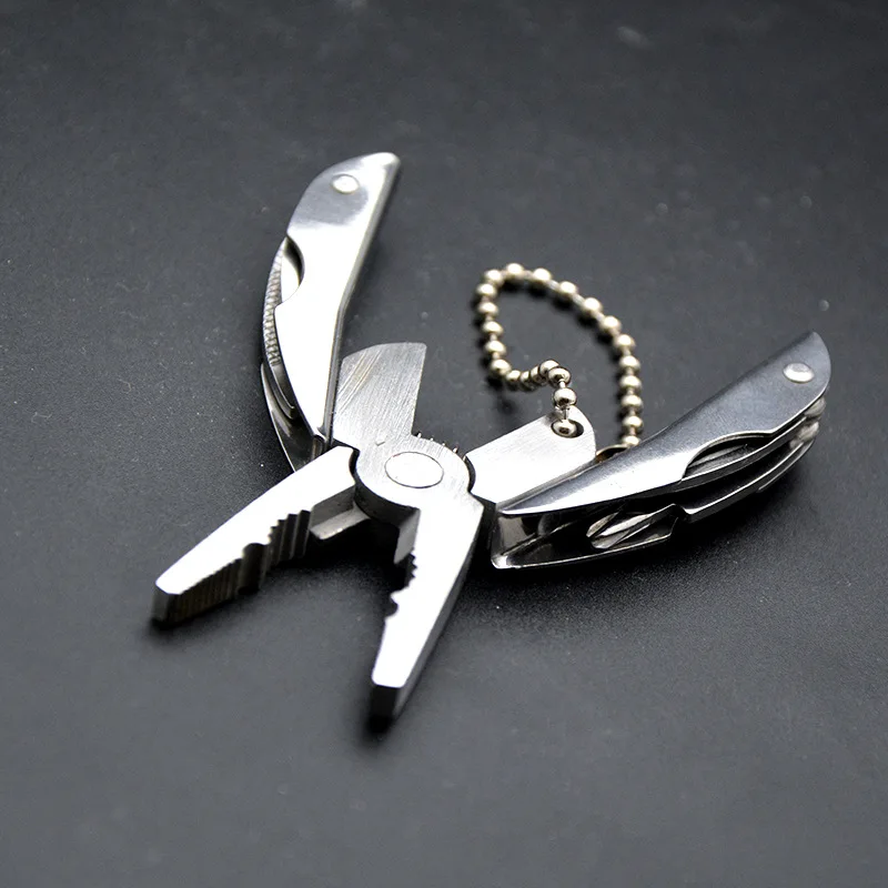 Полированные многофункциональные плоскогубцы 6 в 1 из нержавеющей стали набор