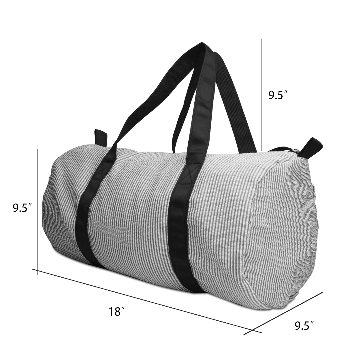 Kids Weekender Bag Dropshipping 1PC RTS Seersucker Weekender Bag Kids Duffle Totes Seersucker Travel Bag DOM10314194