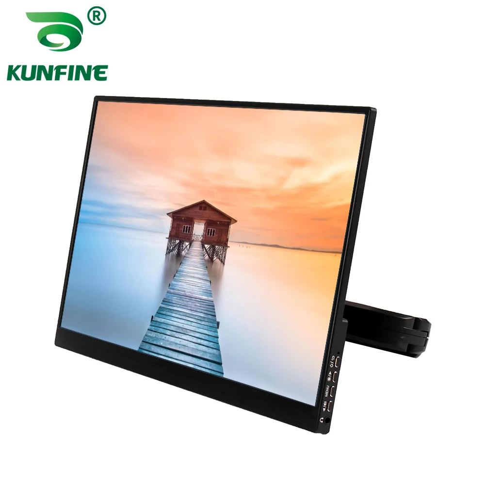 

13,3-дюймовый автомобильный портативный монитор, подголовник, плеер, HD IPS-экран, сенсорный дисплей с HDMI Type-C для автомобильного радио, телефона, ноутбука Mac Xbox