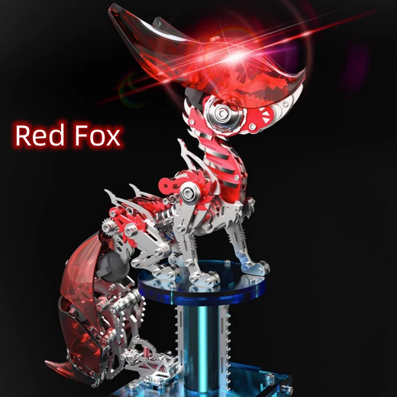 Металлические 3D-пазлы механический Linglong Fox Hanfei наборы металлических моделей