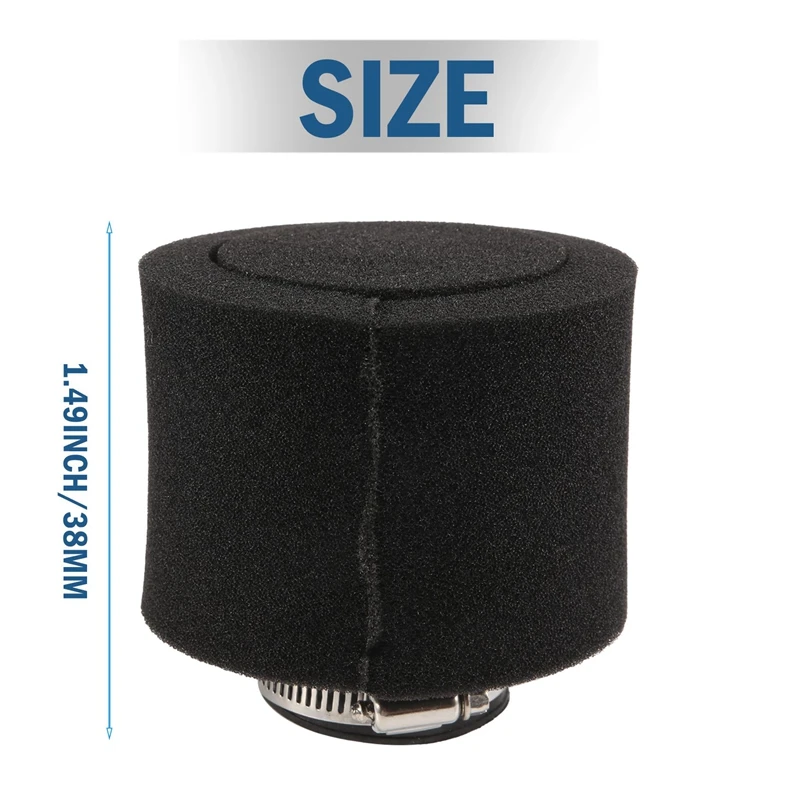 Черный 38 мм двойной пенопластовый воздушный фильтр 110/125/150 куб.см пит-байк Quad Atv