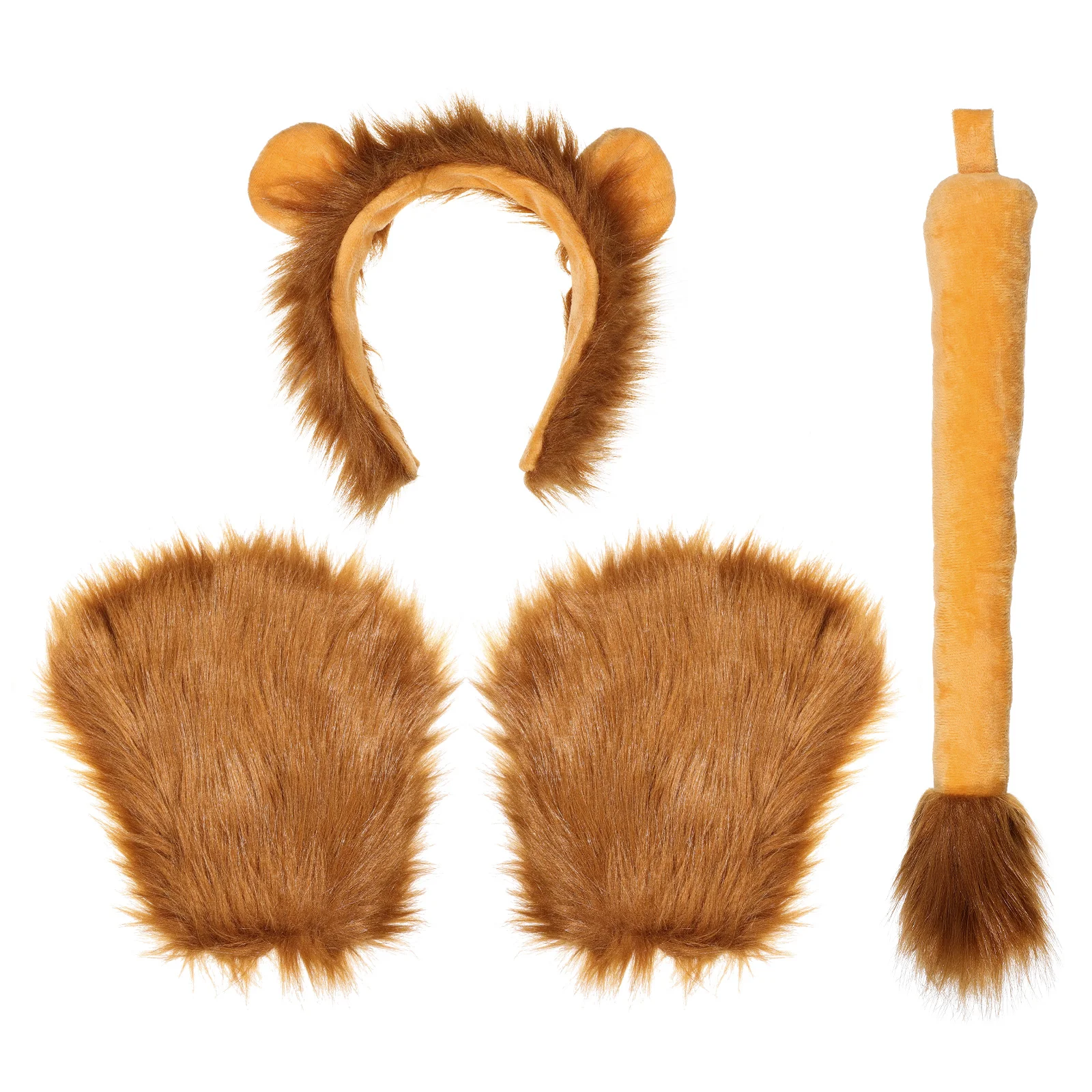 Украшение в виде хвоста льва комплект для косплея повязка на голову с