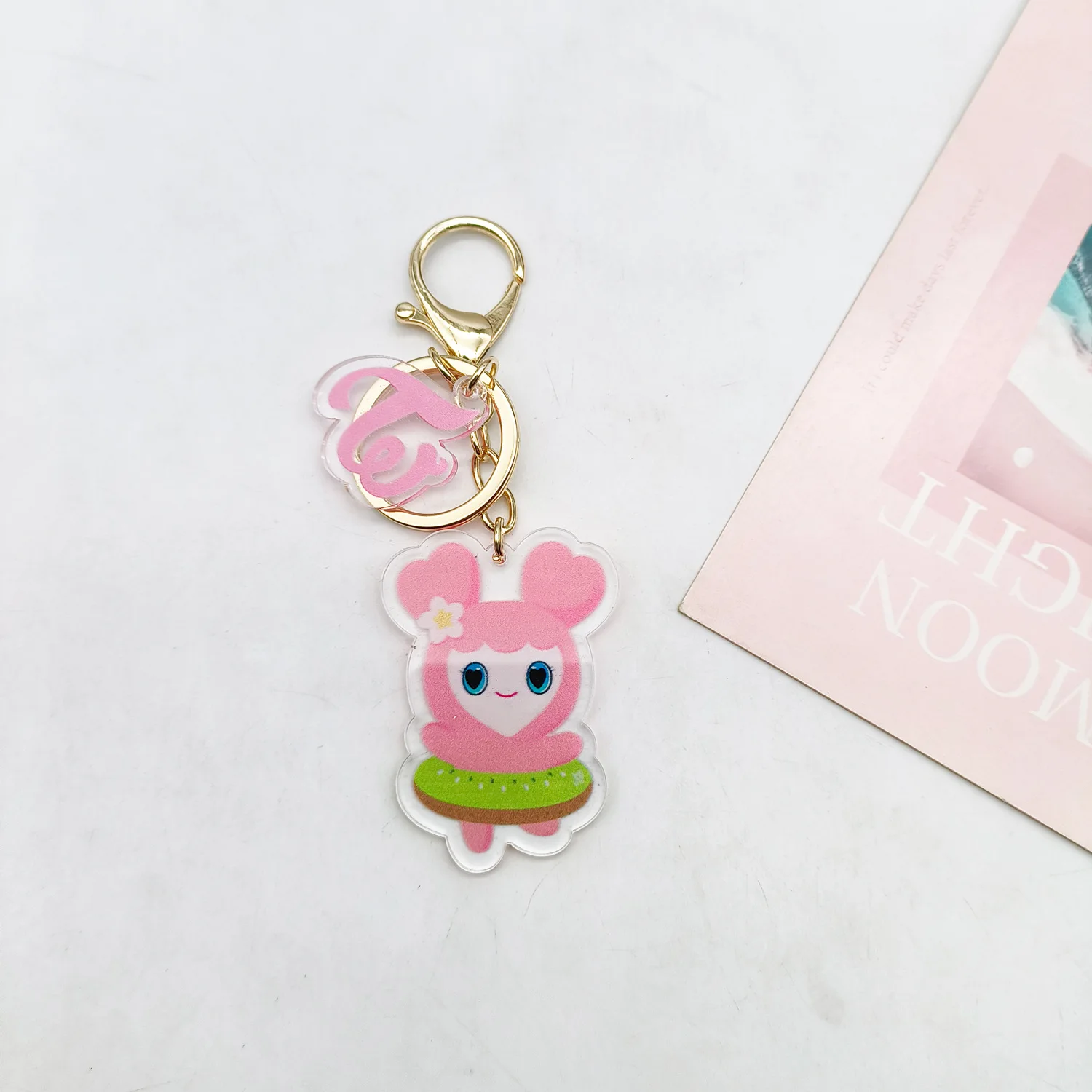 Корейская группа двухсторонний акриловый брелок с мультяшным изображением