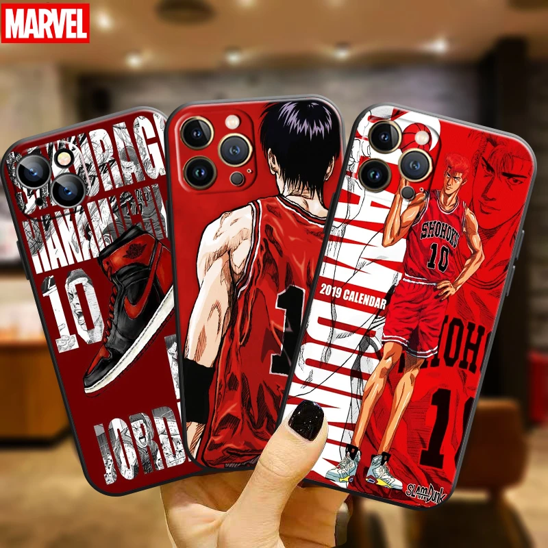 

Anime SLAM DUNK Sakuragi Hanamichi For Apple iPhone 11 12 13 Pro Max 12 13 Mini X XR XS Max SE 6 6S 7 8 Plus Phone Case Back