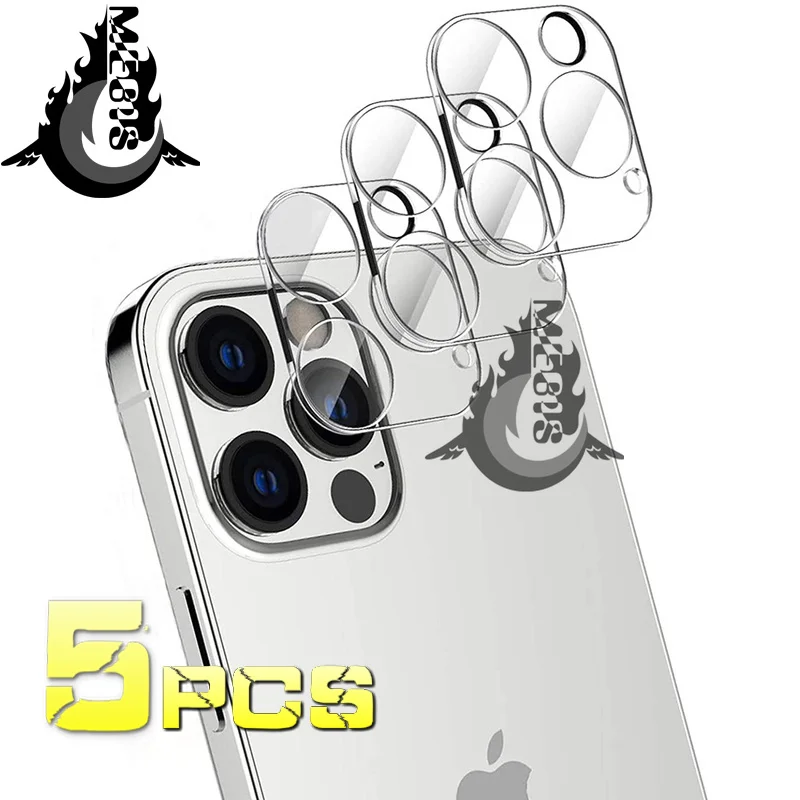 

5 PCS Camera Lens Protector for IPhone 12 Mini 11 Pro Max Tempered Glass IPhone 12Pro 11Pro IPhone 12 Pro Screen Protection Film