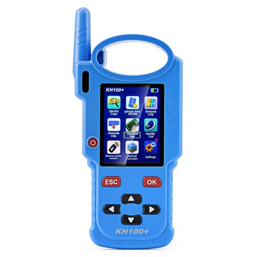 Blue Lonsdor KH100+ Remote Maker Key Programmer Обновление онлайн-программатора поддерживает Indian TATA