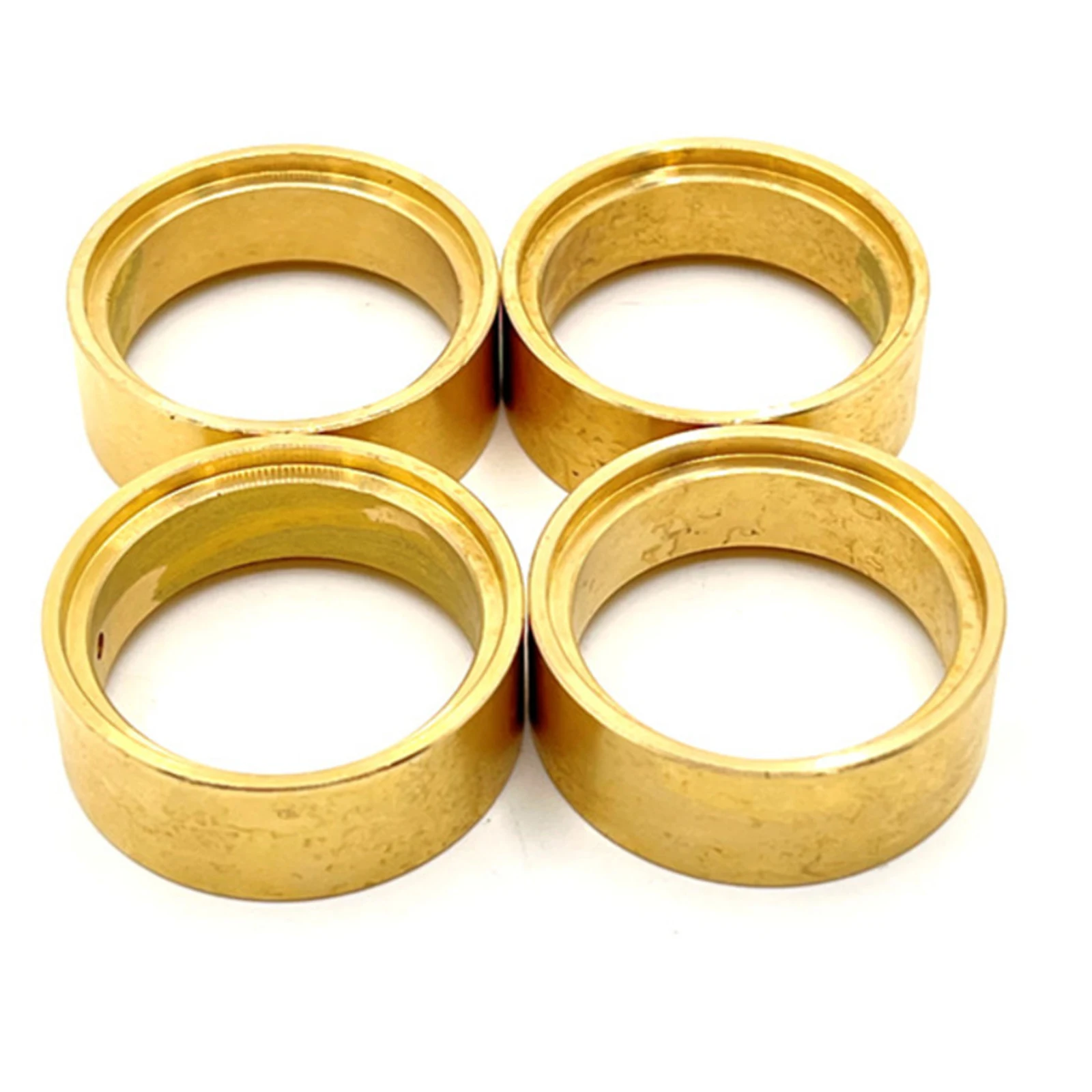 

4Pcs Brass Adapters Wheel Weights Wheel Rims Hubs Counterweight For FMS Fcx24 1/24 Car Replacement RC Car Upgrade Accessories