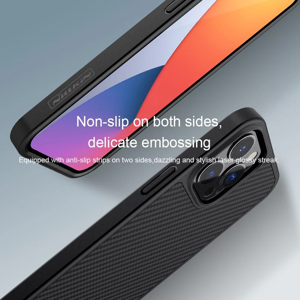 Чехол Nillkin из синтетического волокна для iPhone 13 Pro Max ультратонкая задняя крышка