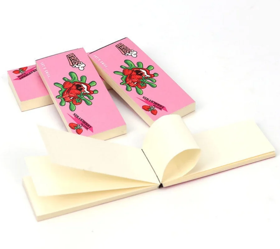 4 Упаковки 136 Листов 55x25 Мм Натуральная Нерафинированная Вращающаяся Бумага