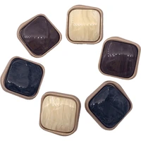 23mm metal buttons for diy sewing women coat clothing costura shank embellishment square manualidades accessories 5pcs