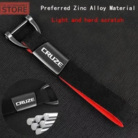for chevrolet cruze 2011 2012 2013 2014 2020 accessories custom logo car keyring zinc alloy suede leather keychain