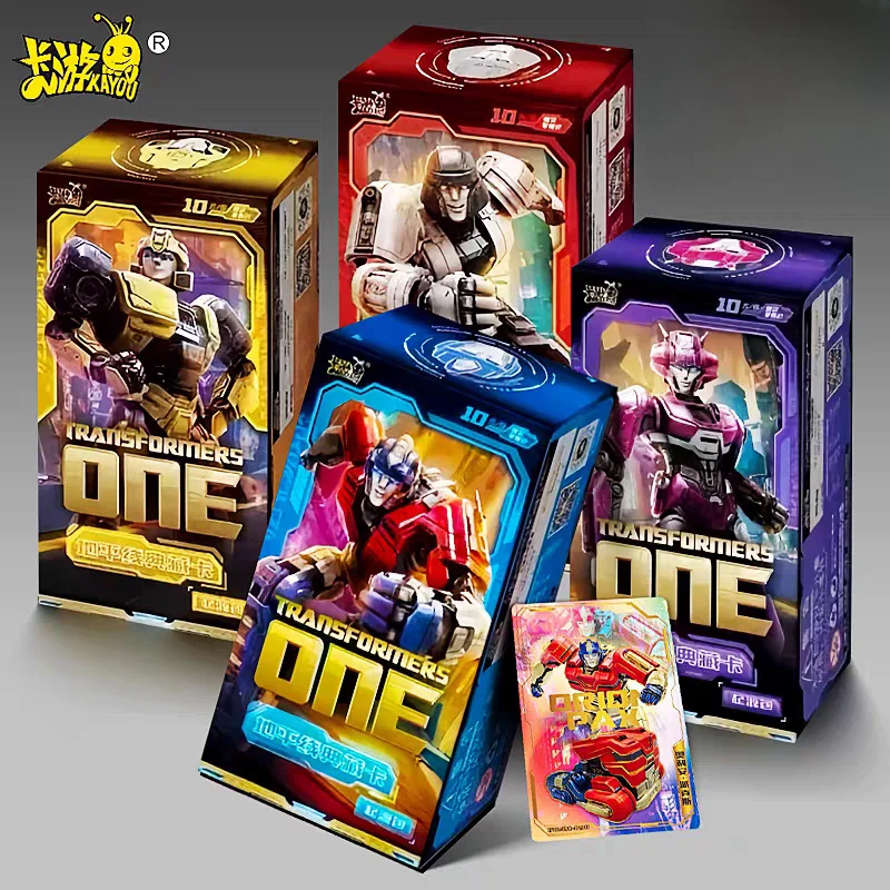 Трансформеры One Card Kayou Limited Edition Optimus Prime Аниме Персонаж Периферийные карты Детский