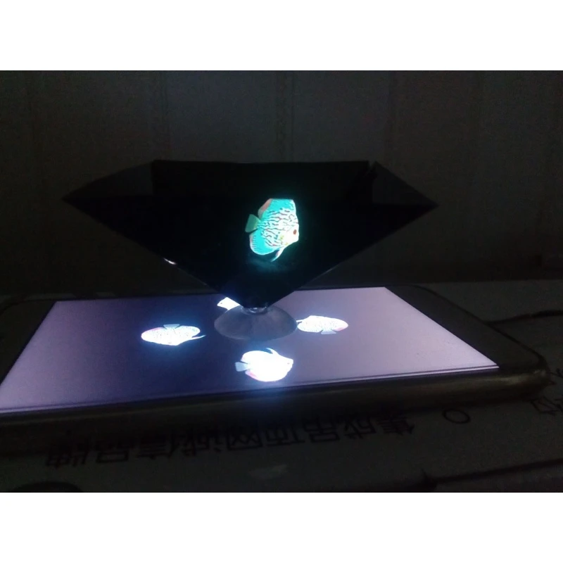 

3D Holo-graphic Display Stands Projector Mobile Smartphone Hologram Corporate Product Display Cartoon Interaction R9UF