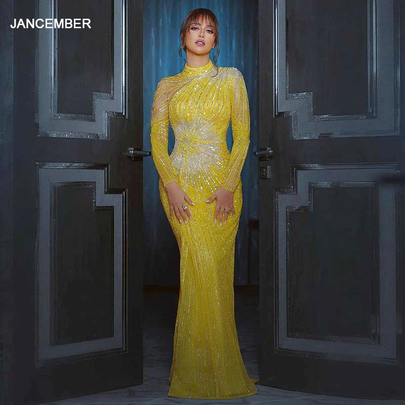 

Международное платье, парадная, великолепная, сетчатая, трапециевидная, длина до пола, без воротника, с длинным рукавом, на молнии, с бусинами, с блестками, жемчугом, LSCZ71