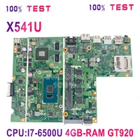 x541uv notebook mainrboard is for asus a541u x541uvk x541u r541u f541u x541uj k541u laptop motherboardi5 6200u 4g gt920 100test