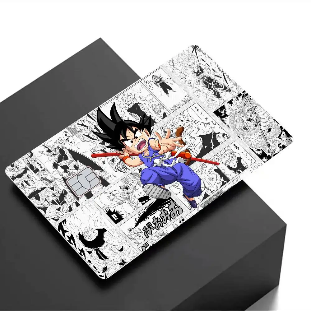 Фото D-Dragon B-Ball Z Anmie наклейка пленка кожаный чехол для кредитной карты дебет банковская карта спереди №5