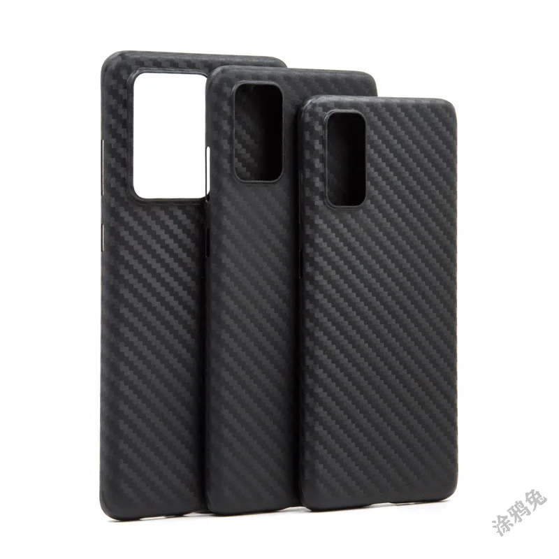 Роскошный Ультратонкий матовый полипропиленовый чехол из углеродного волокна