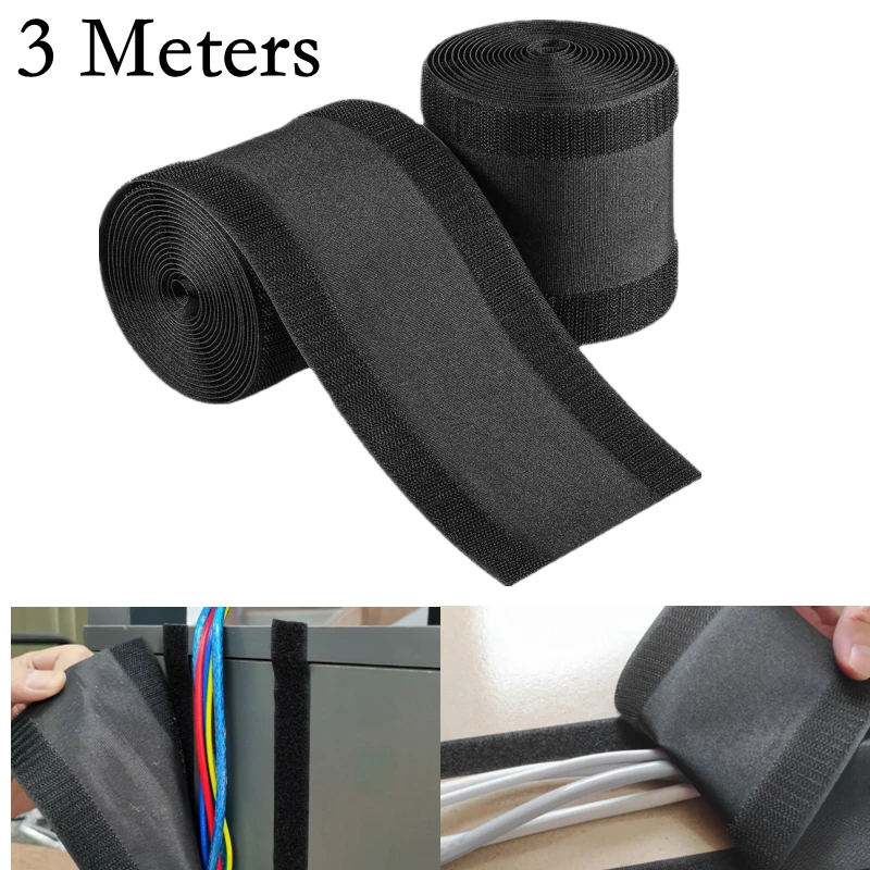 

1m Management Office Carpet Wire For Organization Sleeve Cord Loop Adjustable Home And Cable Hook Organizer Cover Floor